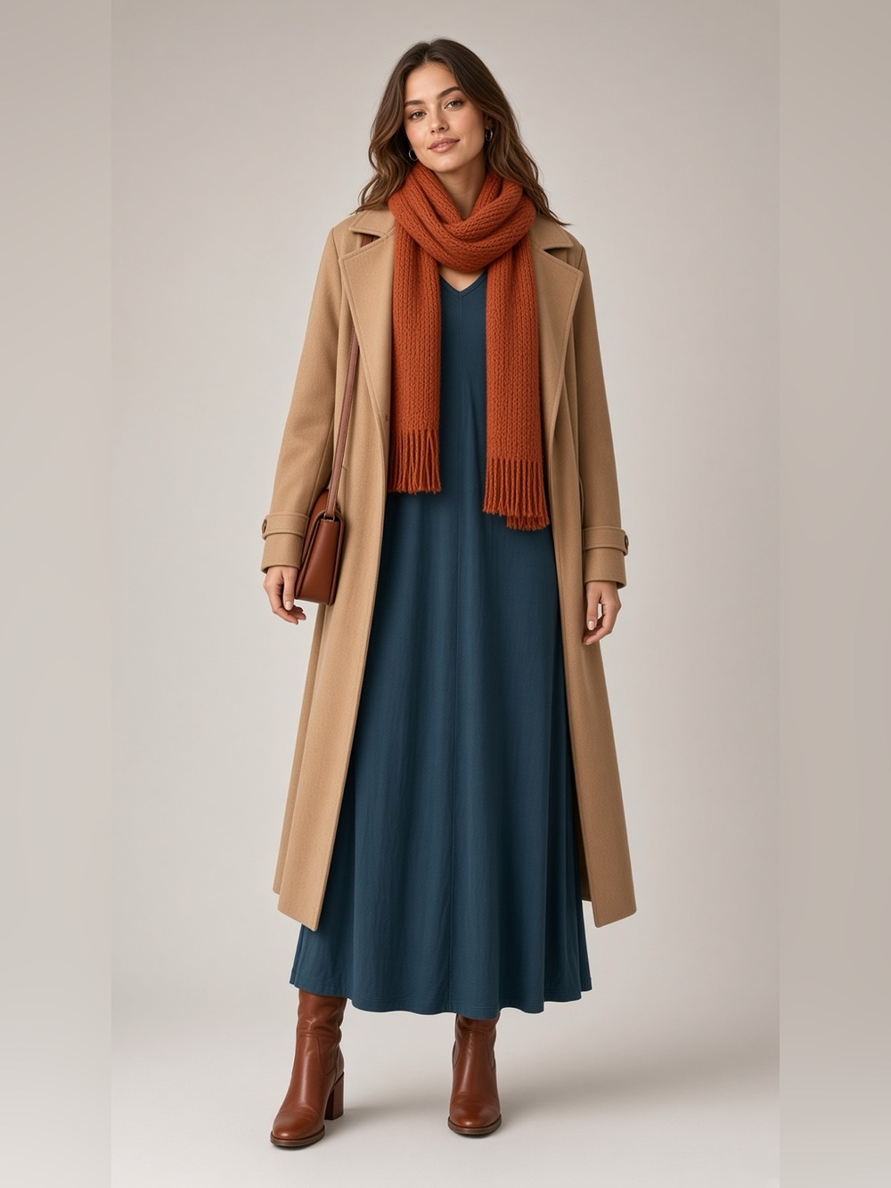 Lou & Grey Sleeveless V-Neck Maxi Dress in Teal S